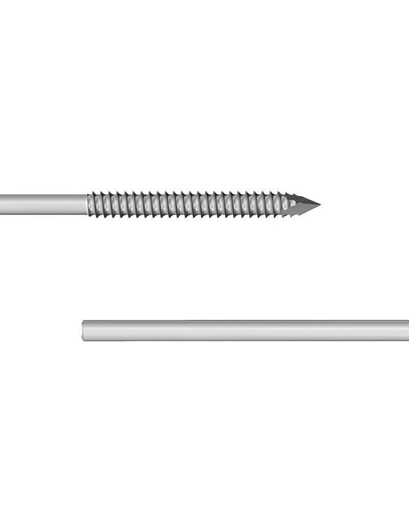 Grotowkręt dodatni, ostrze typu trokar 3.5 x 110mm, 2 szt.