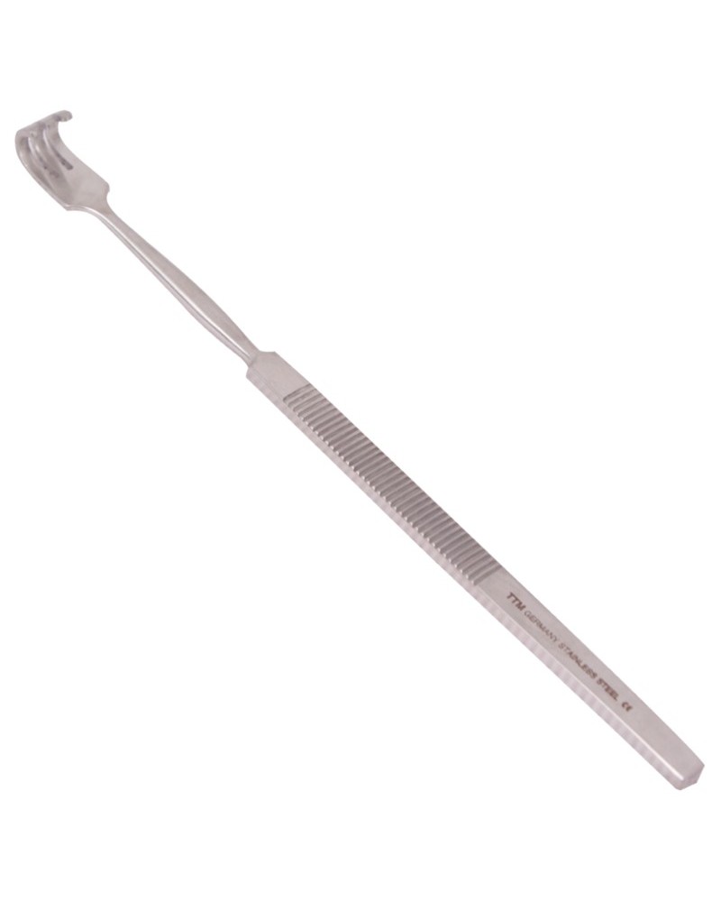 Hak do ran i tchawicy ostry 3 ząbki 16 cm