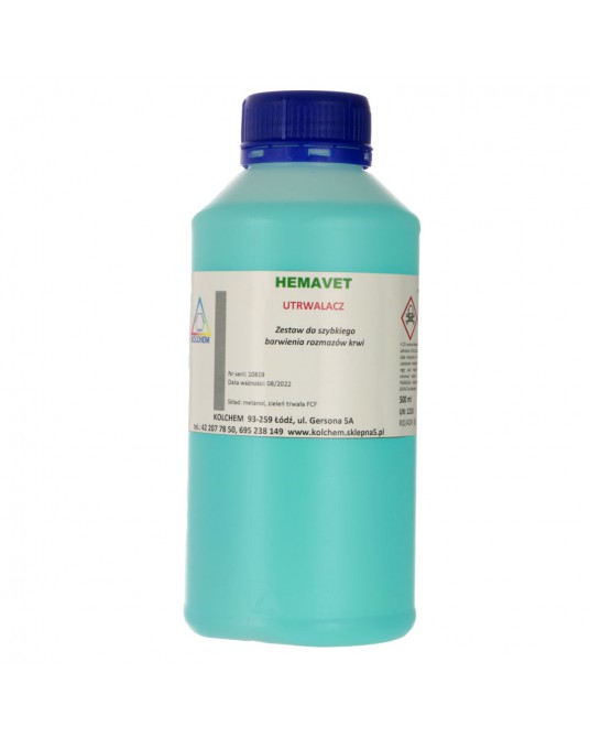 Utrwalacz do barwników hematologicznych HemaVet 500 ml