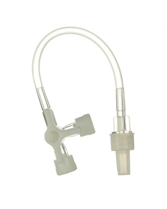 Kranik trójdrożny z przedłużeniem KD-LINE 10 cm, 50 szt