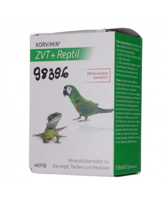 Korvimin Zvt Reptil Für Vögel Und Reptilien Zwierzęta egzotyczne i ptaki - Sklep Sigmed - suplementy i karmy - Sigmed