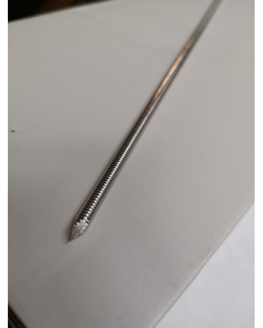 Gwóźdź Steinmanna gwintowany na całej długości, jednostronny trokar, zaokrąglony koniec, 30cm śr.5mm (10szt)