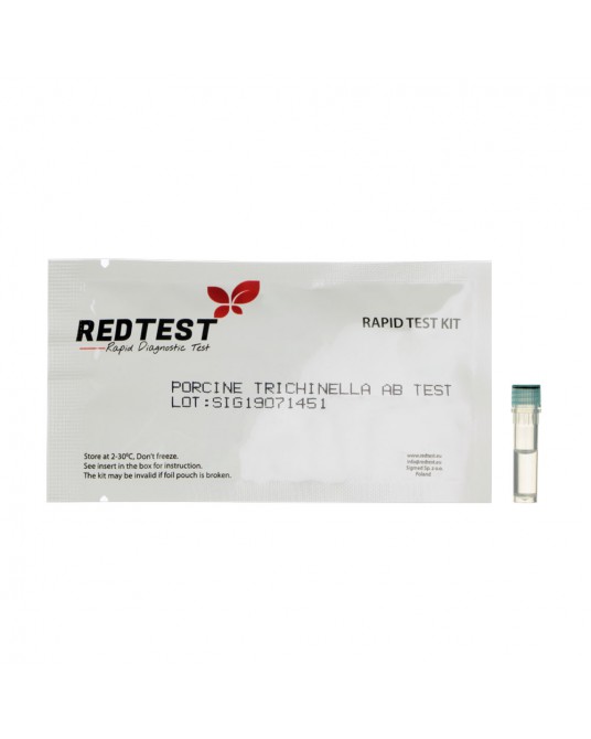 Test diagnostyczny Redtest na włosień kręty Trichinella Ab