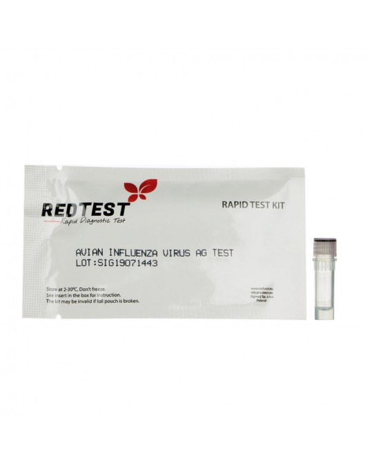 Test diagnostyczny Redtest na ptasią grypę AIV Ag