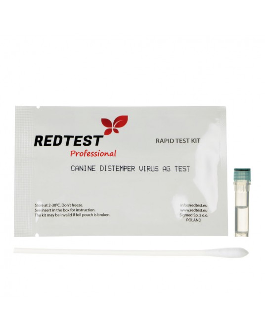 Test CDV Ag nosówka psów - Redtest do 30.09.2026