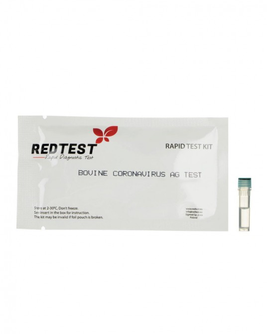 Test diagnostyczny Redtest wykrywający koronawirus u bydła (BCV)