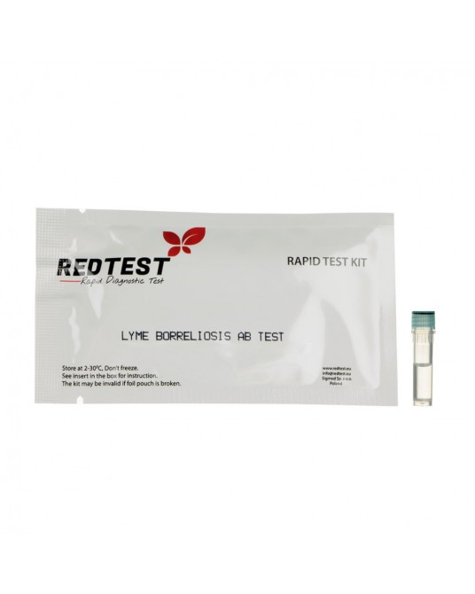 Test diagnostyczny Redtest na boreliozę z lyme (krętki borelii) do 30.09.2026