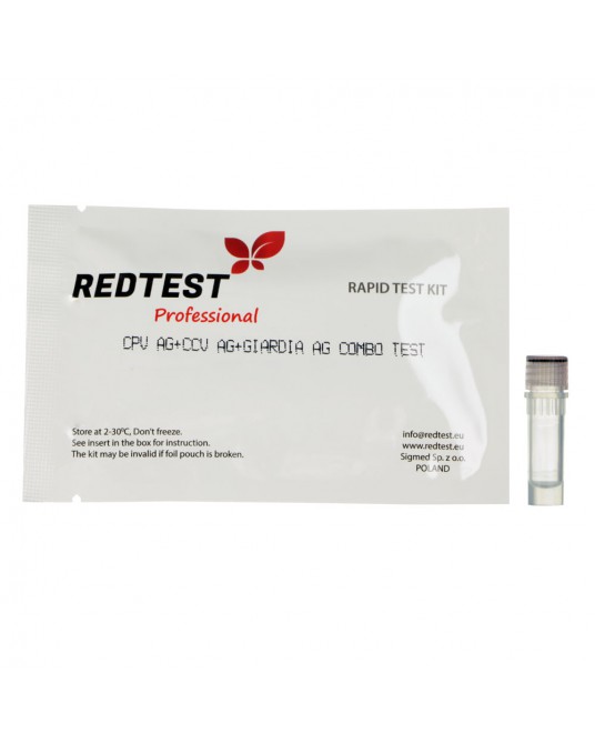 Test diagnostyczny Redtest CPV Ag+ CCV Ag+ Giardia Ag psów do 31.07.2026